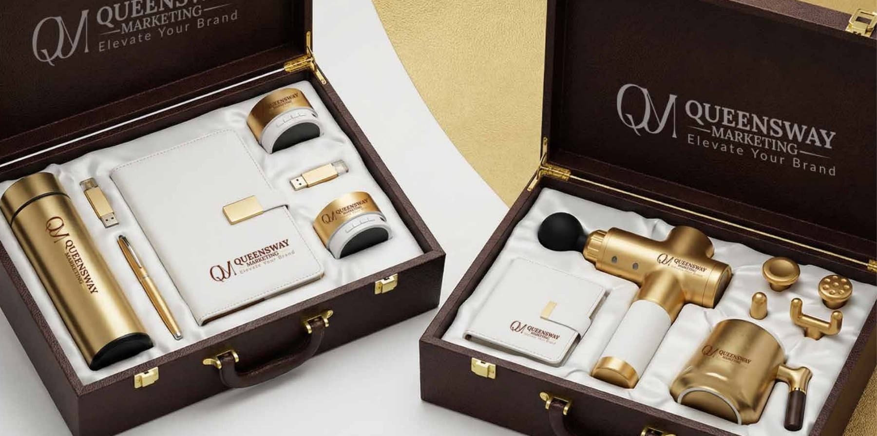 Queensway Marketing branded executive gifts — A lasting impression