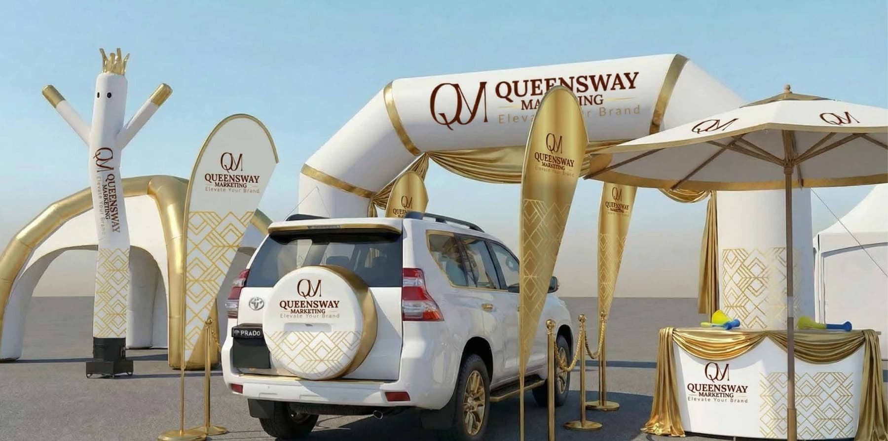 Queensway Marketing branded outdoor & activation — Branded environments